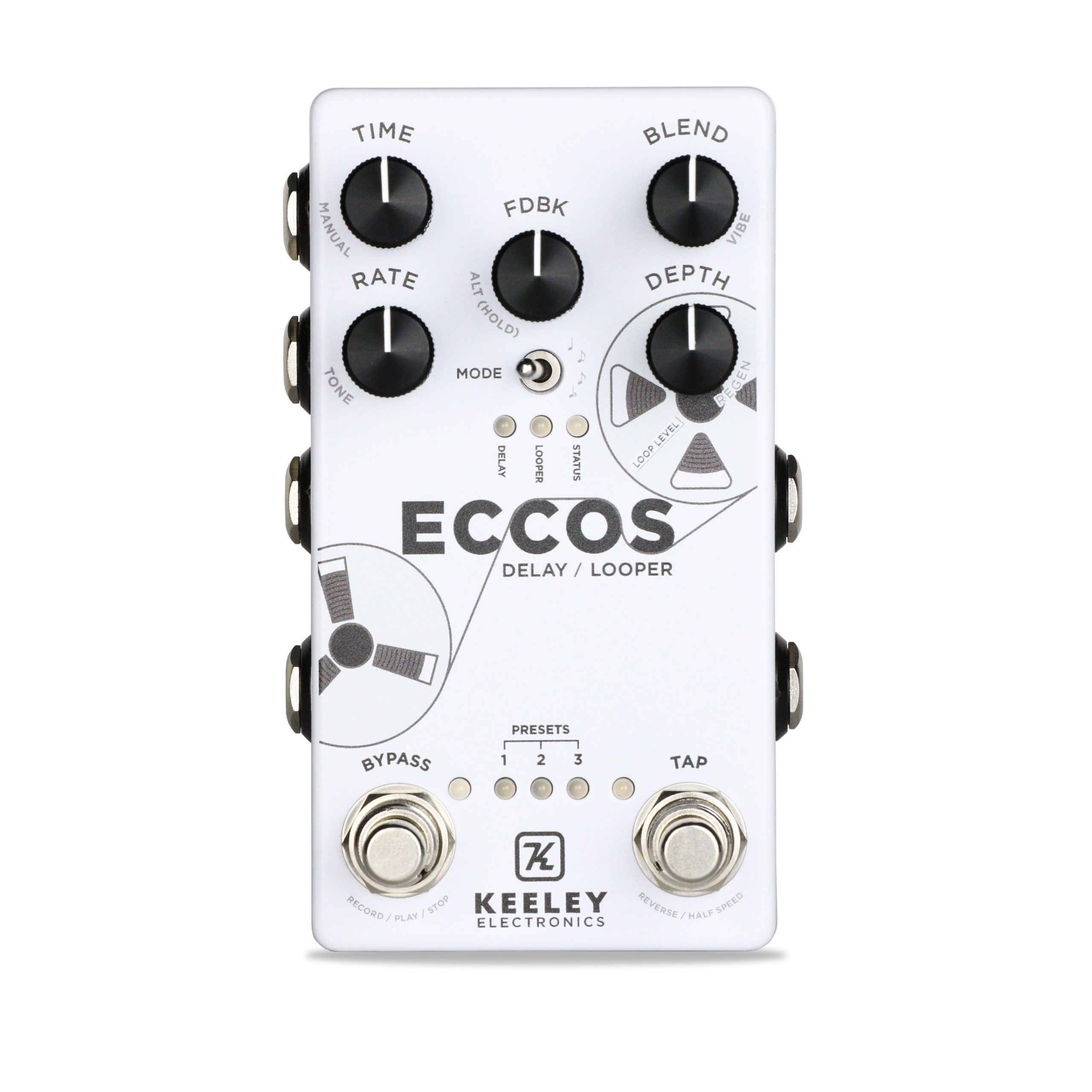 Keeley-Electronics-Eccos-Delay-Looper-Effect-Pedal-Front-scaled