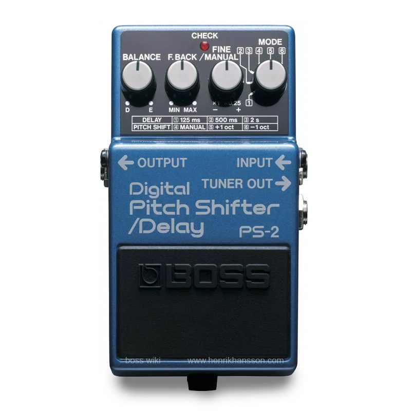 BOSS PS-3 Digital Pitch Shifter Delay 器材 | discovermediaworks.com