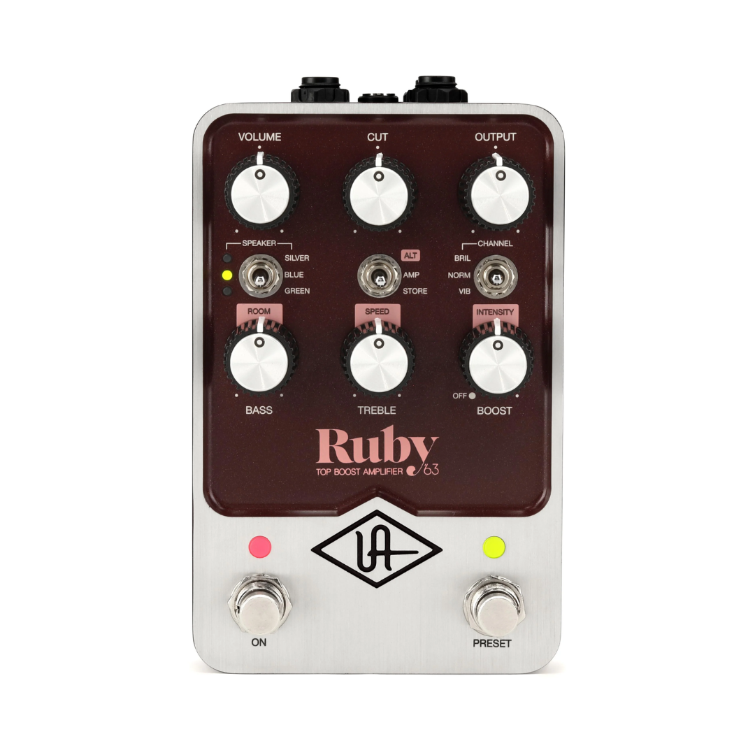 Universal Audio UAFX '63 Ruby Top Boost Amplifier