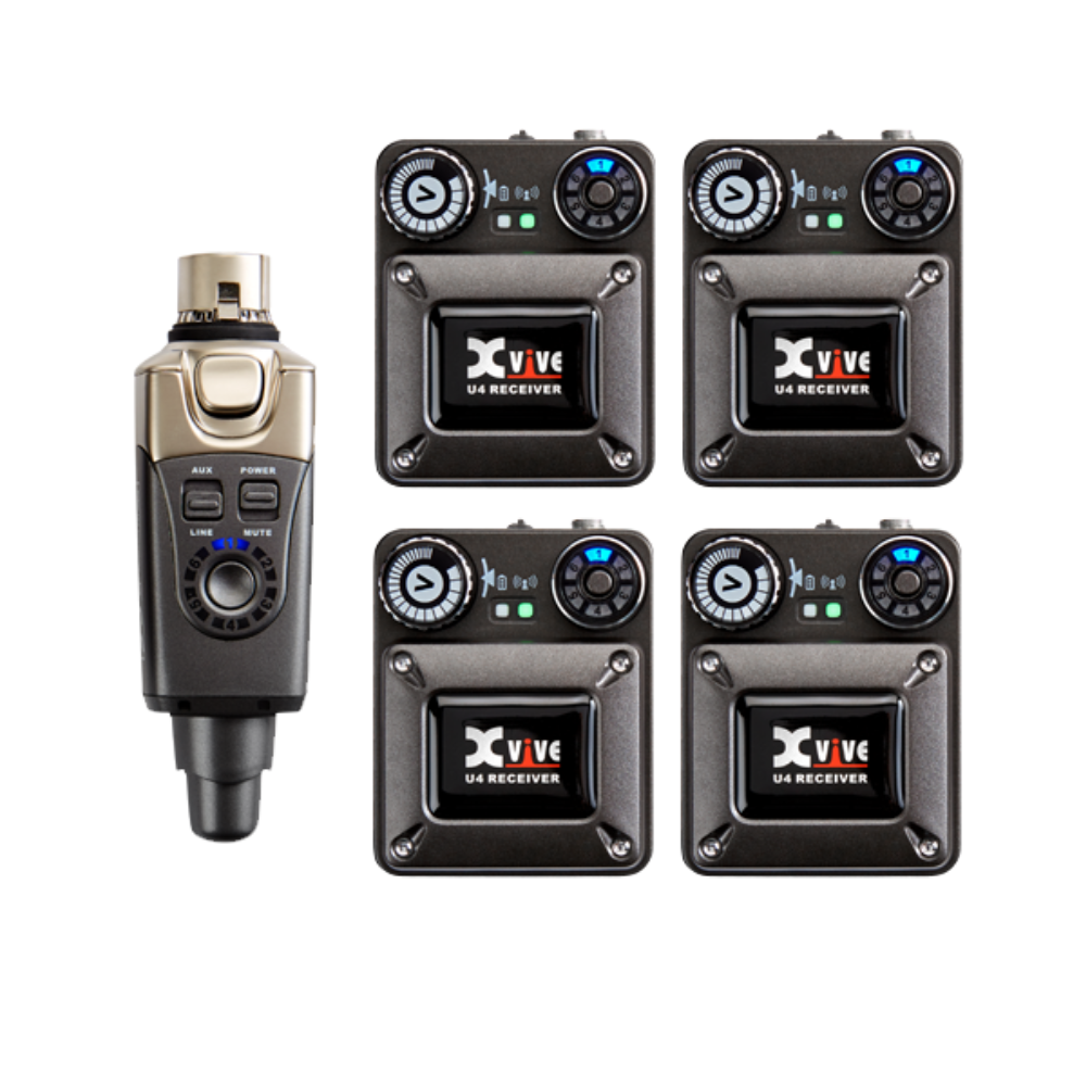 Xvive U4R4 Wireless In-Ear Monitoring System