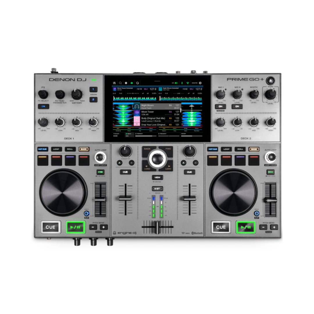 Denon DJ Prime GO+ Portable 2-Deck Standalone DJ System