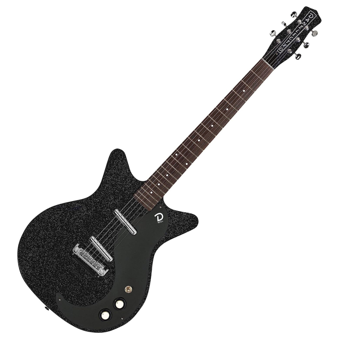 Danelectro blackout 59 black metal flake