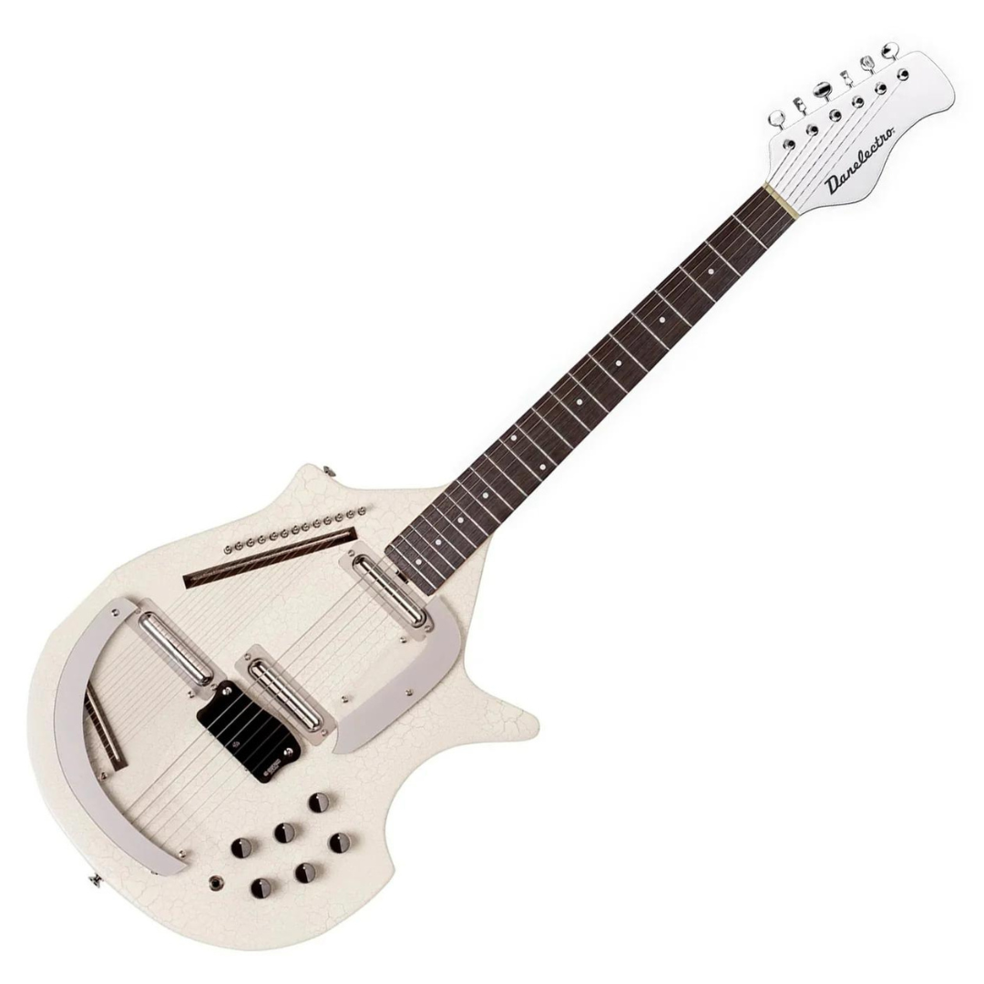 Danelectro Sitar Crackle White